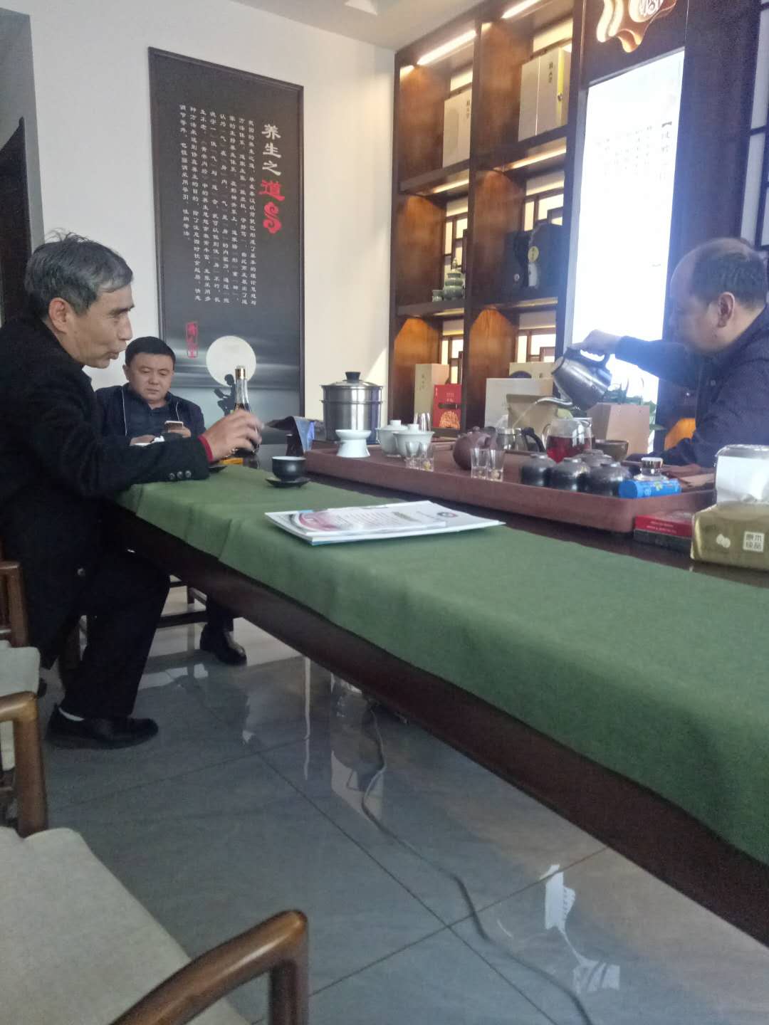 李国庆秘书长到东营、烟台两地中医馆参观考察(图2)