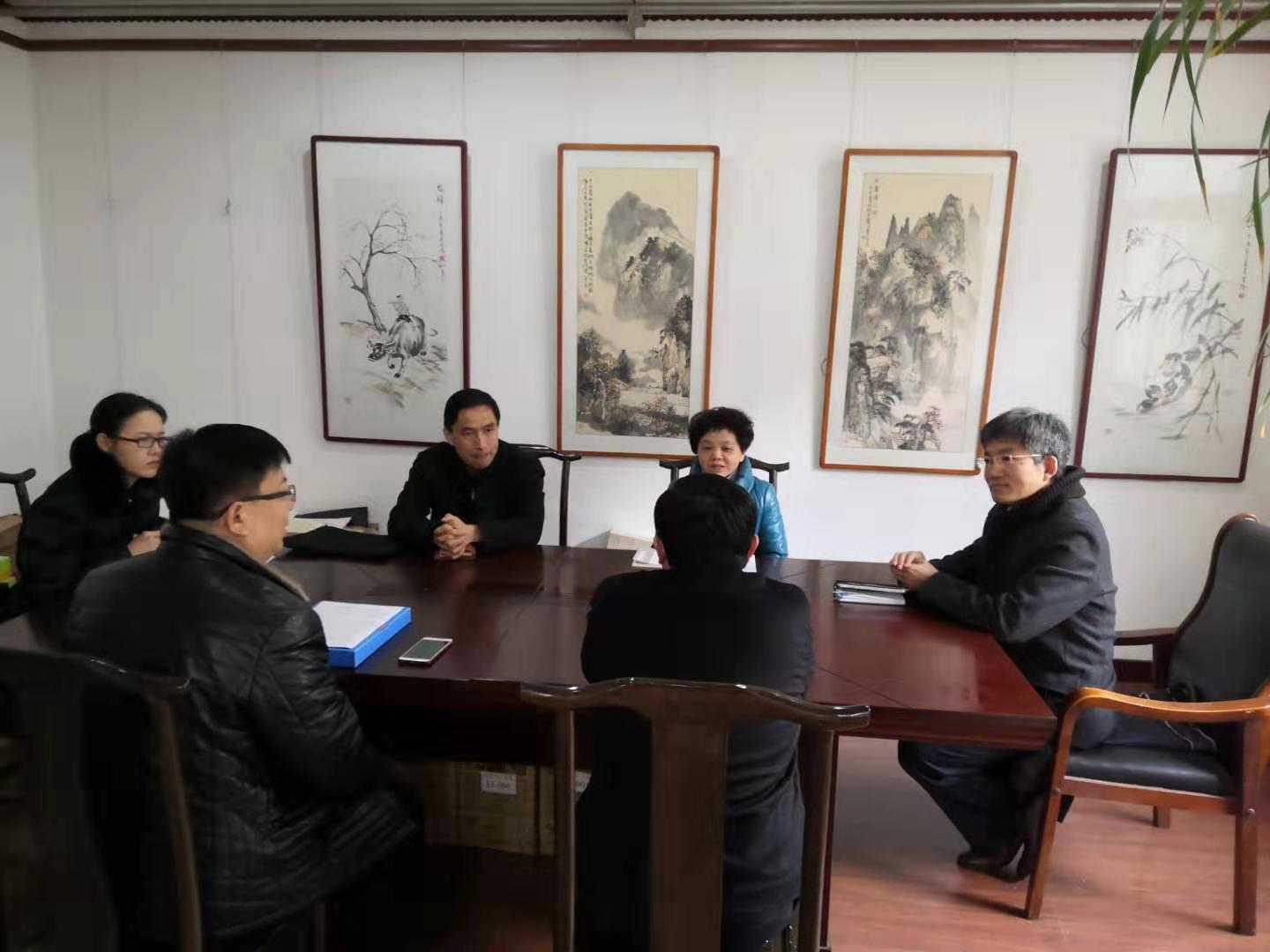 省科协领导到我会检查指导工作(图1)